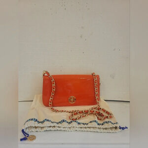 NEW - TORY BURCH DARK ORANGE CROSSBODY HANDBAG